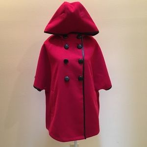 Rubby Red Doubly Breasted Coat/Jacket